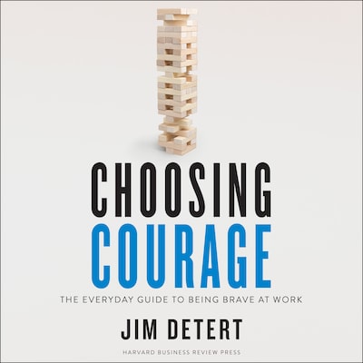 Choosing Courage – omslag til lydbogen af Jim Detert