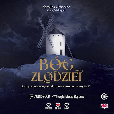 Bóg złodziei – okładka audiobooka, autor Karolina Urbaniec