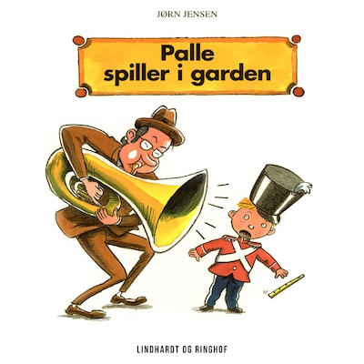 Palle spiller i garden – omslag til lydbogen af Jørn Jensen