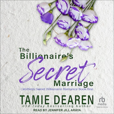 The Billionaire's Secret Marriage – omslag til lydbogen af Tamie Dearen