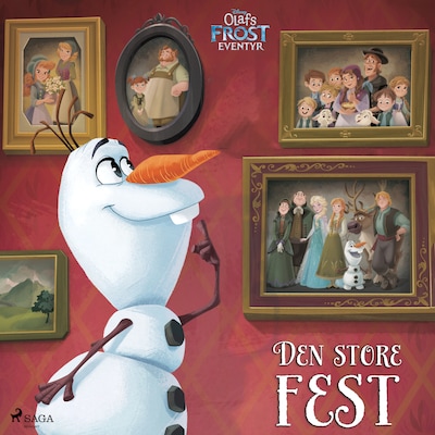 Frost - Olafs Frost-eventyr - Den store fest – omslag til lydbogen af Disney