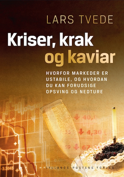 Kriser, krak og kaviar – omslag til lydbogen af Lars Tvede