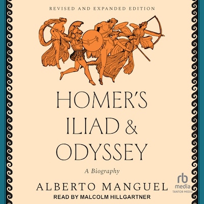 Homer's Iliad and Odyssey – omslag til lydbogen af Alberto Manguel