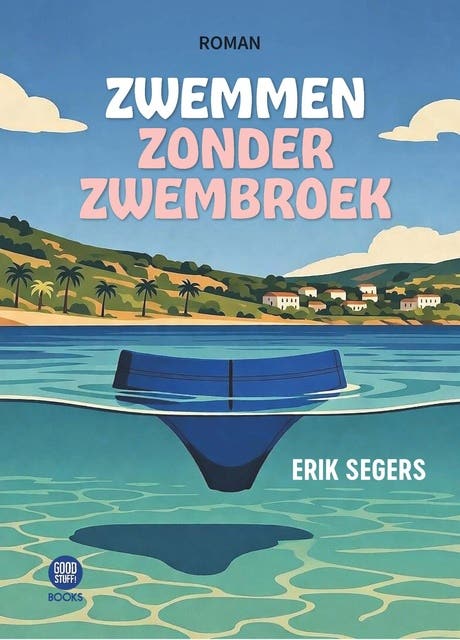 Zwemmen zonder zwembroek – omslag van het luisterboek van Erik Segers