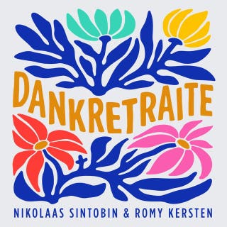 Dankretraite: 31 dagen danken – omslag van het luisterboek van Nikolaas Sintobin, Romy Kersten