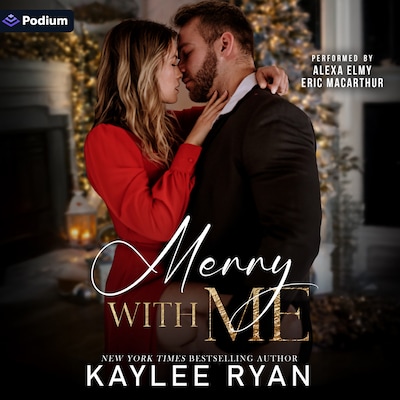 Merry with Me – omslag til lydbogen af Kaylee Ryan