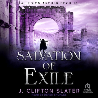 Salvation of Exile – omslag til lydbogen af J. Clifton Slater