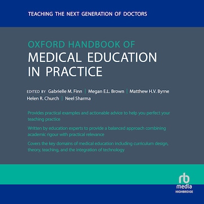 Oxford Handbook of Medical Education in Practice – omslag til lydbogen af Unknown Author