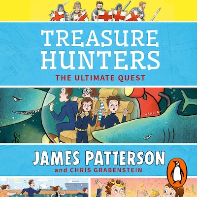 Treasure Hunters: Ultimate Quest – omslag til lydbogen af James Patterson