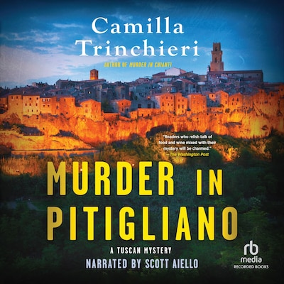 Murder in Pitigliano – omslag til lydbogen af Camilla Trinchieri