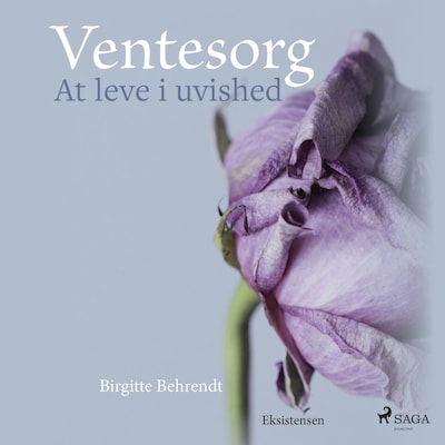 Ventesorg. At leve i uvished – omslag til lydbogen af Birgitte Behrendt