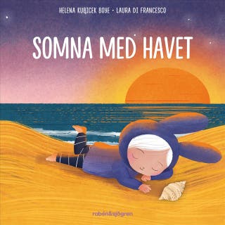 Somna med havet – omslag till ljudboken av Helena Kubicek Boye