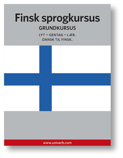 Finsk sprogkursus – omslag til lydbogen af Ann-Charlotte Wennerholm