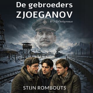 De gebroeders Zjoeganvov – omslag van het luisterboek van Stijn Rombouts