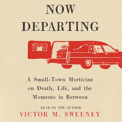 Now Departing – omslag til lydbogen af Victor M. Sweeney
