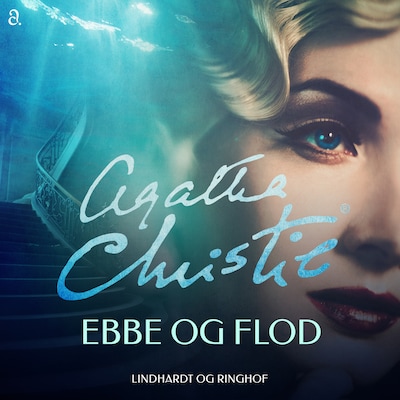 Ebbe og flod – omslag til lydbogen af Agatha Christie