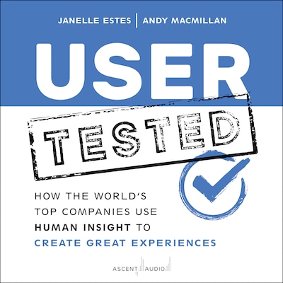 User Tested – omslag til lydbogen af Janelle Estes, Andy MacMillan