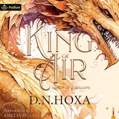 King of Air – omslag til lydbogen af D.N. Hoxa