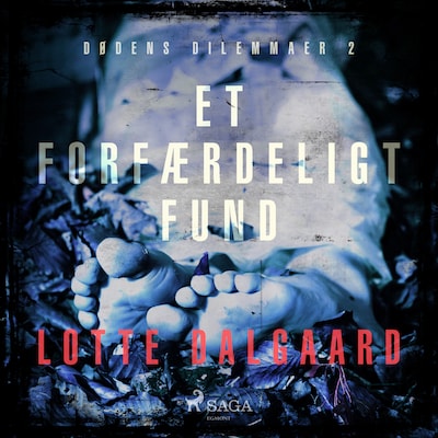 Dødens Dilemmaer 2 - Et forfærdeligt fund – omslag til lydbogen af Lotte Dalgaard