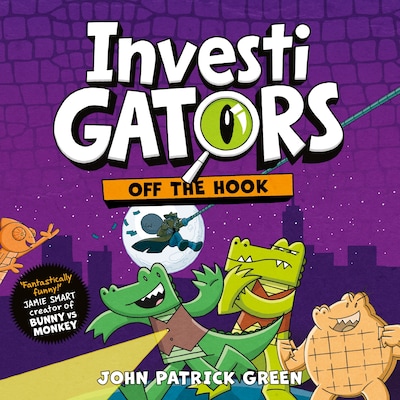 InvestiGators: Off the Hook – omslag til lydbogen af John Patrick Green