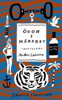 Ögon i mörkret – omslag till ljudboken av Anders Larsson