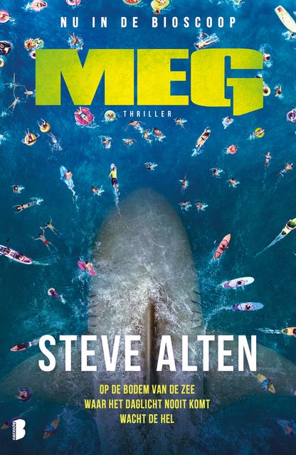 MEG: Het spektakel van Jurassic Park, angstaanjagender dan Jaws – omslag van het luisterboek van Steve Alten