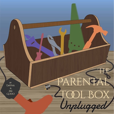 The Parental Tool Box – omslag till ljudboken av Dayna Guido and Jim Guido