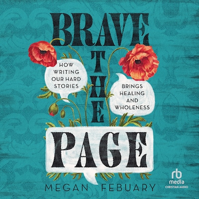 Brave the Page – omslag til lydbogen af Megan Febuary