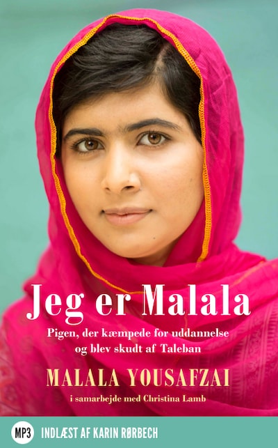 Jeg er Malala – omslag til lydbogen af Malala Yousafzai, Christina Lamb