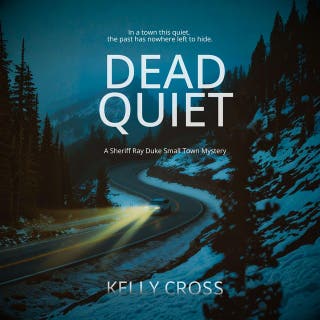 Dead Quiet – omslag till ljudboken av Kelly Cross