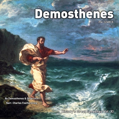 Demosthenes, 354-324BCE – omslag til lydbogen af Demosthenes, Dinarchus