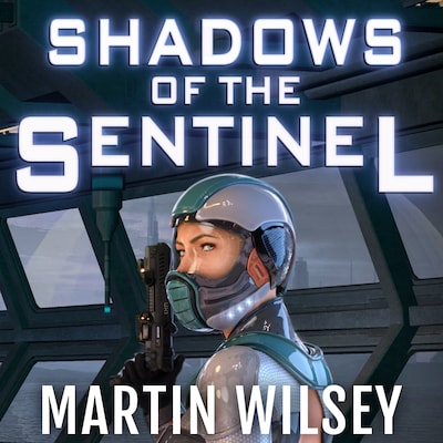 Shadows of the Sentinel – omslag til lydbogen af Martin Wilsey