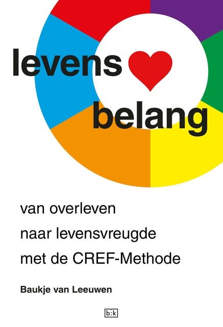 Levensbelang: van overleven naar levensvreugde met de CREF-methode – omslag van het luisterboek van Baukje van Leeuwen