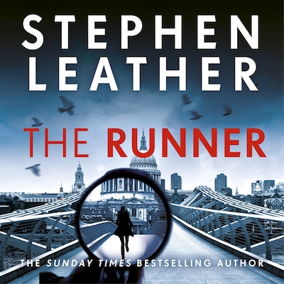 The Runner – omslag til lydbogen af Stephen Leather