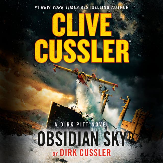 Clive Cussler Obsidian Sky – omslag til lydbogen af Dirk Cussler