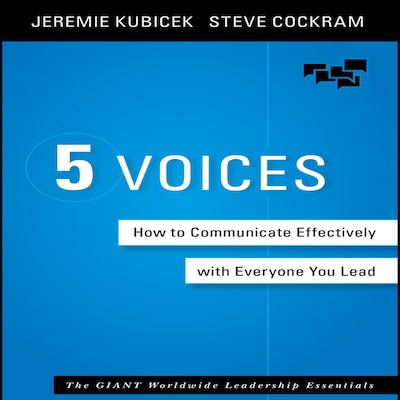 5 Voices – omslag til lydbogen af Steve Cockram, Jeremie Kubicek