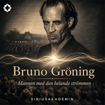 Bruno Gröning – mannen med den helande strömmen – omslag till ljudboken av Siriusakademin