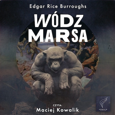 Wódz Marsa – okładka audiobooka, autor Edgar Rice Burroughs