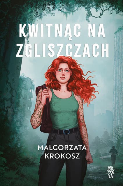 Kwitnąc na zgliszczach – okładka audiobooka, autor Małgorzata Krokosz