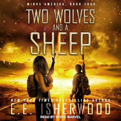 Two Wolves and a Sheep – omslag til lydbogen af E.E. Isherwood