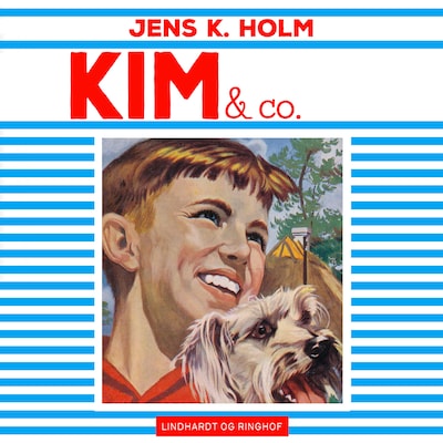 Kim & co. – omslag til lydbogen af Jens K. Holm