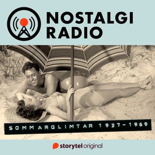 Nostalgiradio - Sommarglimtar 1937-1969 – omslag till ljudboken av Jonas Thorell