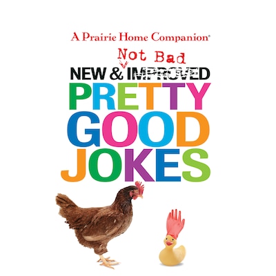 New and Not Bad Pretty Good Jokes – omslag til lydbogen af Garrison Keillor