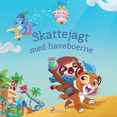 Palace Pets - Skattejagt med haveboerne – omslag til lydbogen af Disney