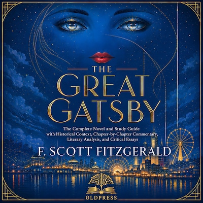The Great Gatsby – okładka audiobooka, autor F. Scott Fitzgerald