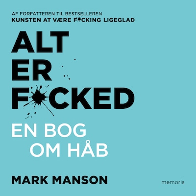 Alt er fucked – omslag til lydbogen af Mark Manson