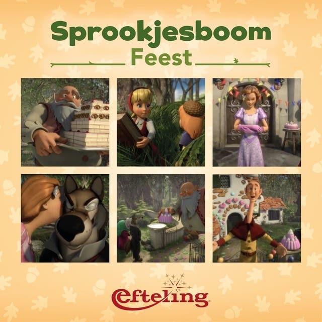 Sprookjesboomverhalen... feest – omslag van het luisterboek van De Efteling