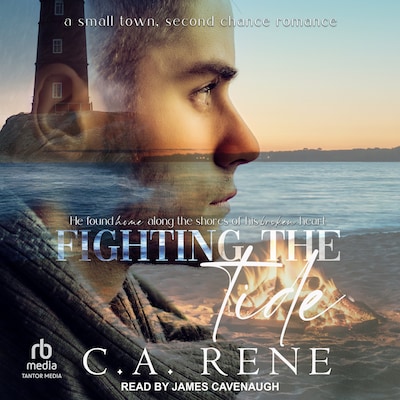 Fighting the Tide – omslag til lydbogen af C.A. Rene