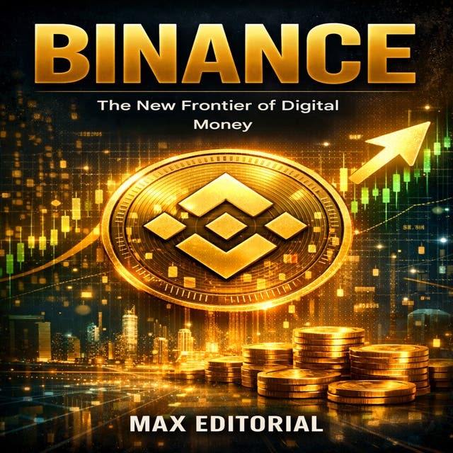 Binance: The New Frontier of Digital Money – omslag til lydbogen af Max Editorial