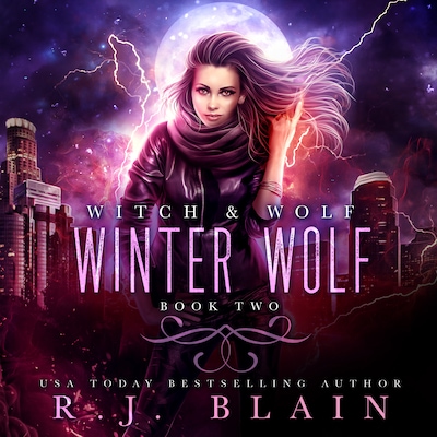 Winter Wolf – omslag til lydbogen af R.J. Blain